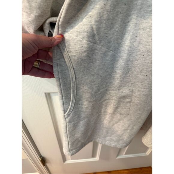 Orvis Signature Fleece Gray Funnel Neck Dress w/ Pickets Sz XL NWOT - Picture 3 of 8